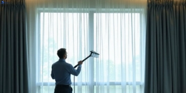 Commercial drapes cleaning service algester hotels offices